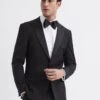 Reiss Black Poker Modern Fit Performance Dinner Jacket 1 Reiss Black Poker Modern Fit Performance Dinner Jacket -Style Trend Shop T78 453s