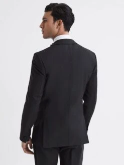 Reiss Black Poker Modern Fit Performance Dinner Jacket -Style Trend Shop T78 453s5