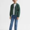 Reiss Pine Green Chile Senior Wool Blend Cardigan -Style Trend Shop T78 701s