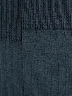 Reiss Airforce Blue Fela Ribbed Socks -Style Trend Shop T94 127s4