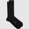 Reiss Black Fela Ribbed Socks -Style Trend Shop T94 128s