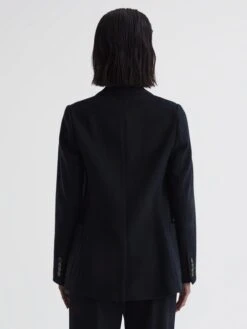 Reiss Navy Iria Double Breasted Wool Blend Blazer 11 Reiss Navy Iria Double Breasted Wool Blend Blazer -Style Trend Shop U00752s5