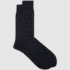Reiss Navy Mario Spot Polka Dot Socks -Style Trend Shop U49 339s