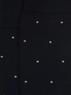 Reiss Navy Mario Spot Polka Dot Socks -Style Trend Shop U49 339s4