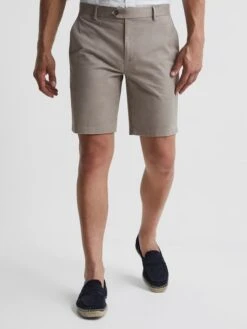 Reiss Mushroom Wicket Modern Fit Chino Shorts