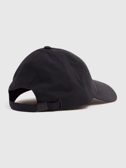 Reiss Black Fento Ripstop Baseball Cap 6 Reiss Black Fento Ripstop Baseball Cap - Image 4