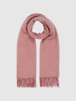 Reiss Blush Picton Cashmere Blend Scarf