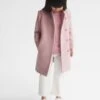 Reiss Pink Kia Senior Wool Blend Coat -Style Trend Shop U77 085s
