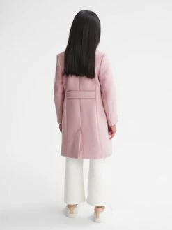 Reiss Pink Kia Senior Wool Blend Coat 18 Reiss Pink Kia Senior Wool Blend Coat -Style Trend Shop U77085s8