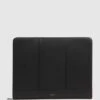 Reiss Black Carter Leather Folio