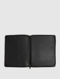 Reiss Black Carter Leather Folio -Style Trend Shop U78622s6