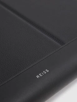 Reiss Black Carter Leather Folio -Style Trend Shop U78622s7