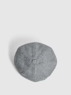 Reiss Grey Arbor Wool Baker Boy Cap 9 Reiss Grey Arbor Wool Baker Boy Cap -Style Trend Shop U87544s4