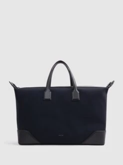 Reiss Dark Navy Elliot Neoprene Holdall
