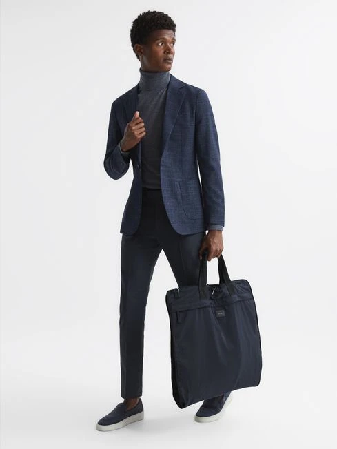 Reiss Dark Navy Callum Nylon Webbing Suit Bag 4 Reiss Dark Navy Callum Nylon Webbing Suit Bag - Image 2