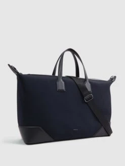 Reiss Dark Navy Elliot Neoprene Holdall -Style Trend Shop U90743s4