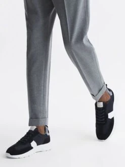 Reiss Navy Evo Lite Running Trainers -Style Trend Shop U98947s2