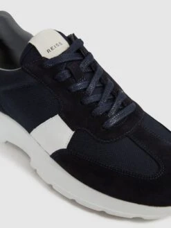Reiss Navy Evo Lite Running Trainers -Style Trend Shop U98947s5