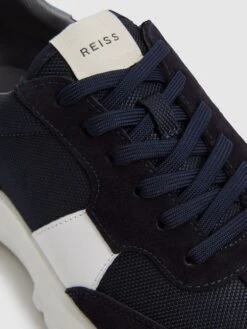 Reiss Navy Evo Lite Running Trainers -Style Trend Shop U98947s6