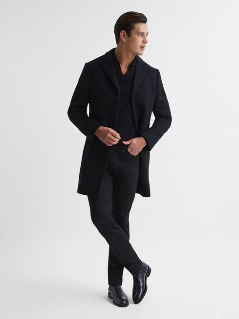 Reiss Black Tenor Leather Chelsea Boots 8 Reiss Black Tenor Leather Chelsea Boots - Image 6